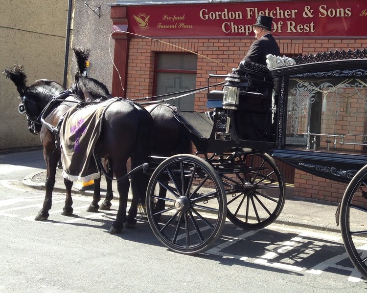 Horse and Carriage hearse