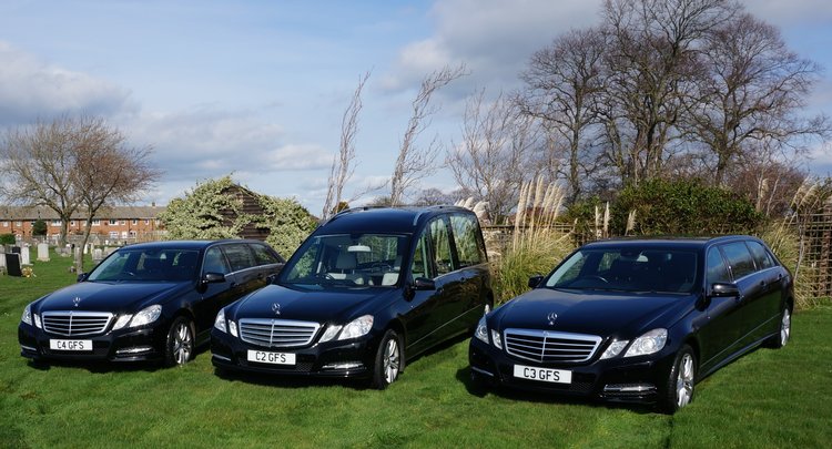 Fleet of hearses and limousines