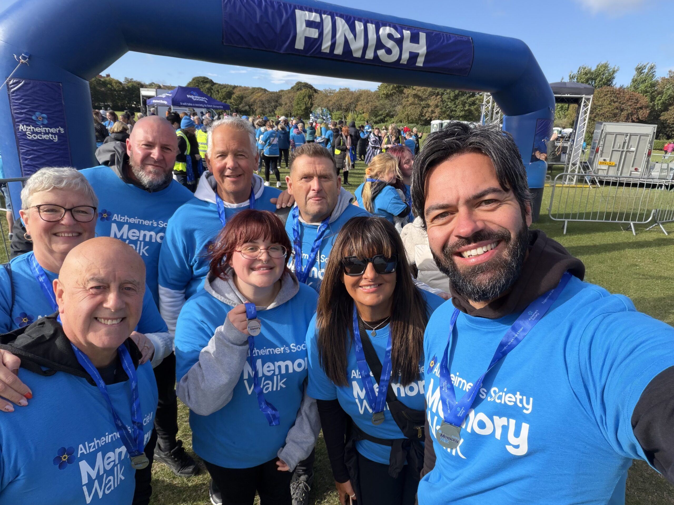 Spennymoor Team Walks in Memory of Much-Loved Dad